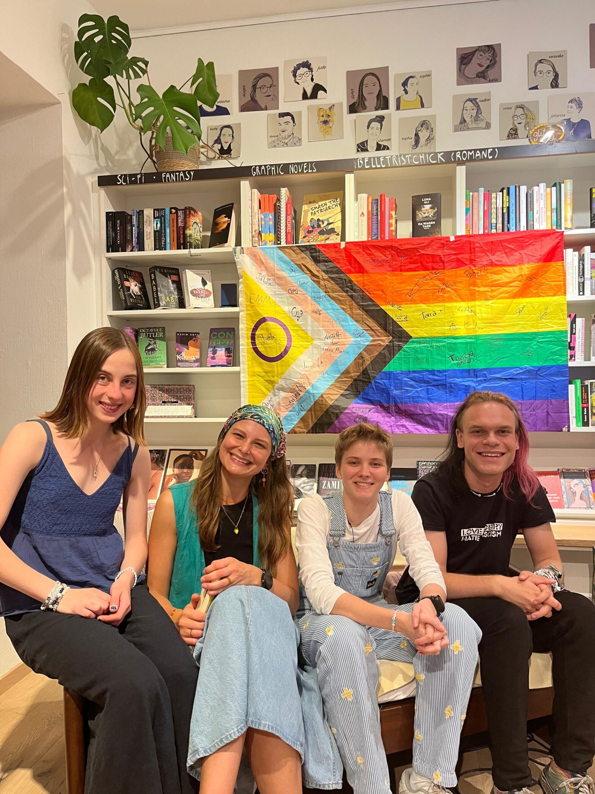 Foto vom Literarischen Queertett